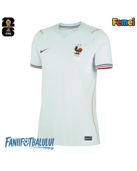 Franța Echipament de Fotbal Replică Mondial 2026 Femei Deplasare